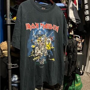 2000s iron maiden best of the best t shirt size XL